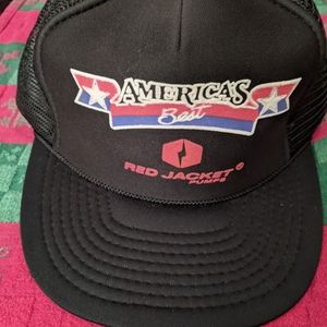 Vintage Red Jacket Rope Hat